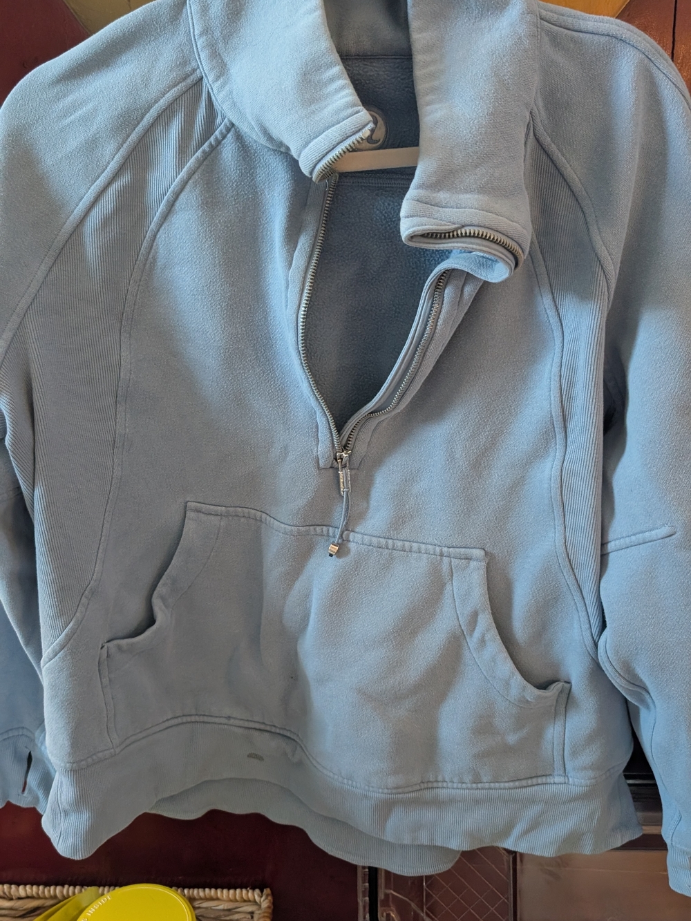 Lululemon Light Blue/Periwinkle Half-Zip Pullover Hoodie